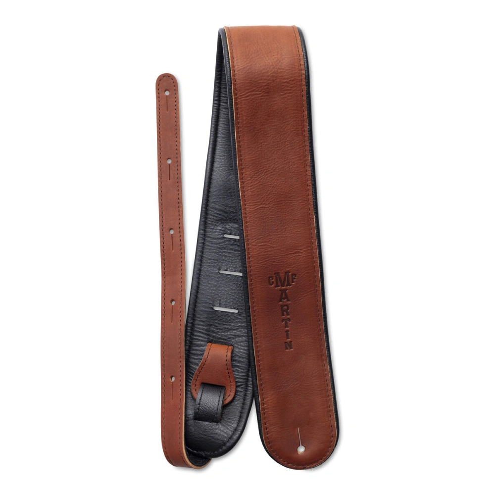 Martin 18A0028 Deri Kahverengi Akustik Gitar Askısı